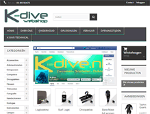 Tablet Screenshot of k-dive.nl